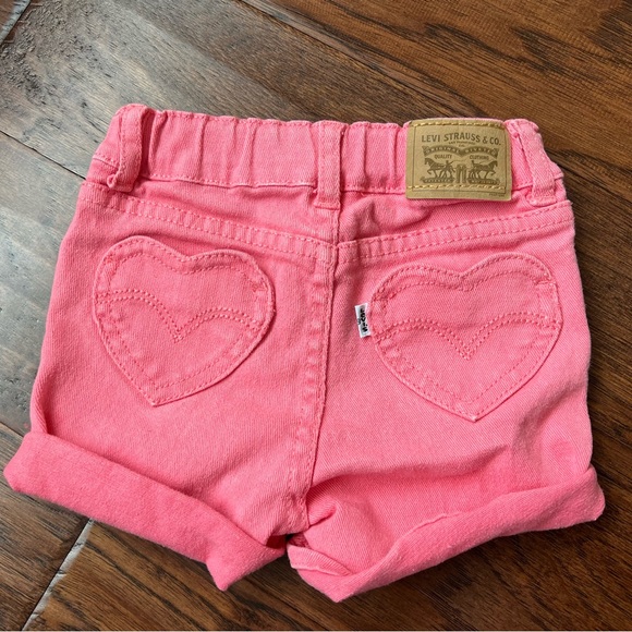 Levi's Baby Girls' Denim Shorty Shorts - Picture 4 of 11
